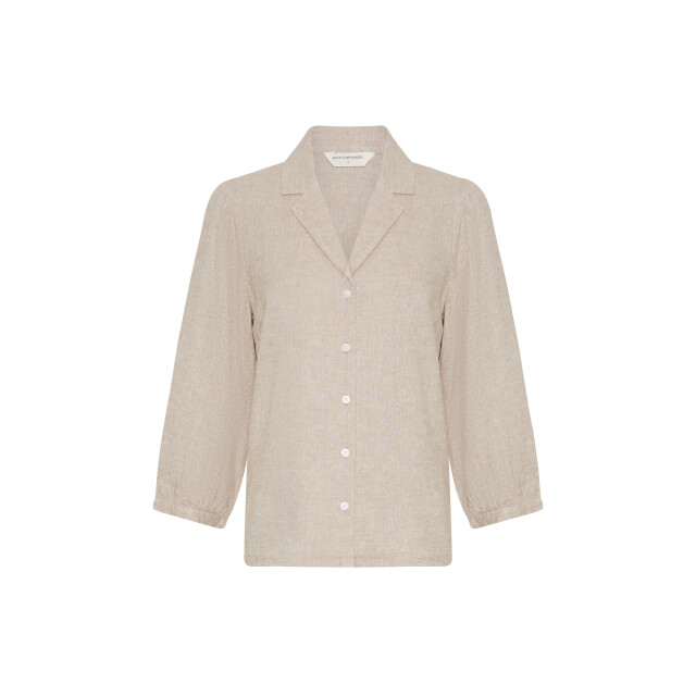 Moss Copenhagen pennie ginia 3/4 shirt 18894 sand 06615.820.0022 large