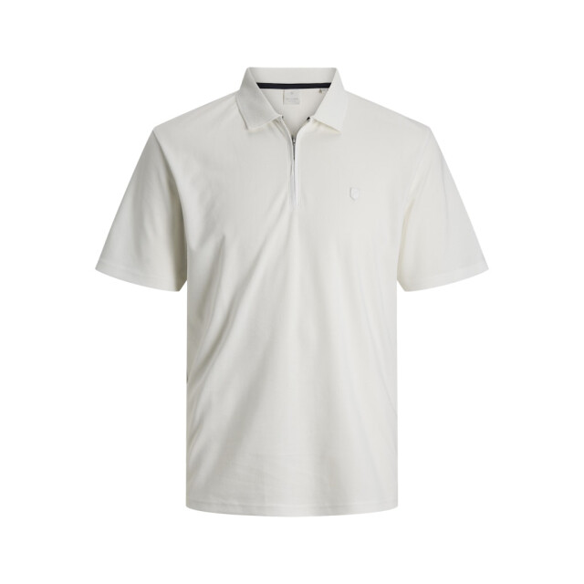 Jack & Jones jprrodney ss zip polo styd ss25 12286330 cloud dancer 05311.198.0257 large