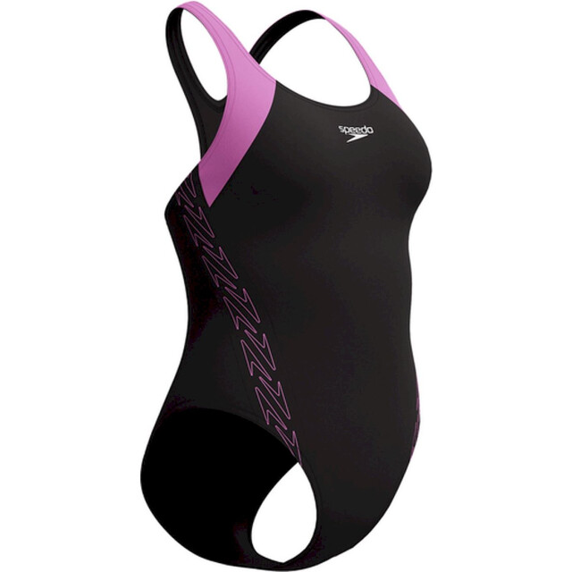 Speedo eco h-boom splice racerb wedstrijd badpak dames combi 068188_999-42 large