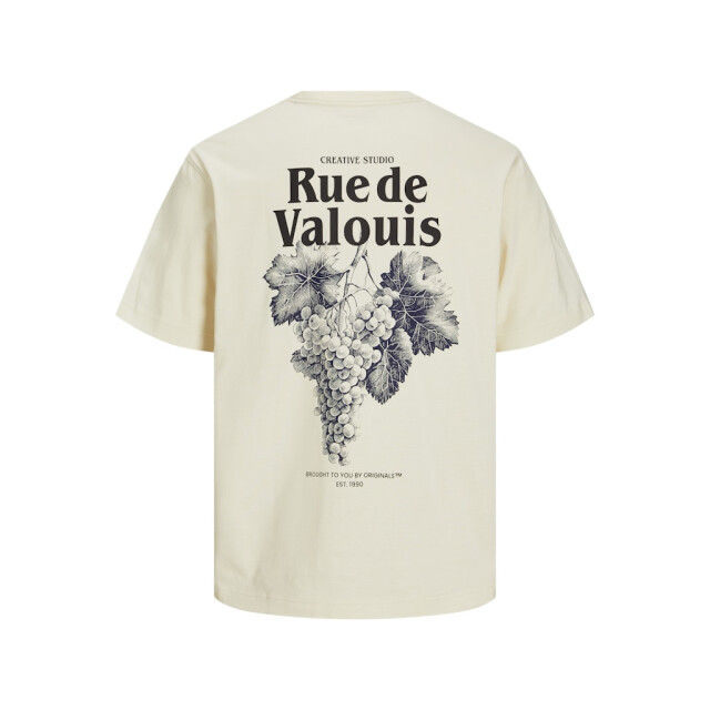 Jack & Jones jorparos easter sketch tee ss crew 12273171 antique white 05011.100.0137 large