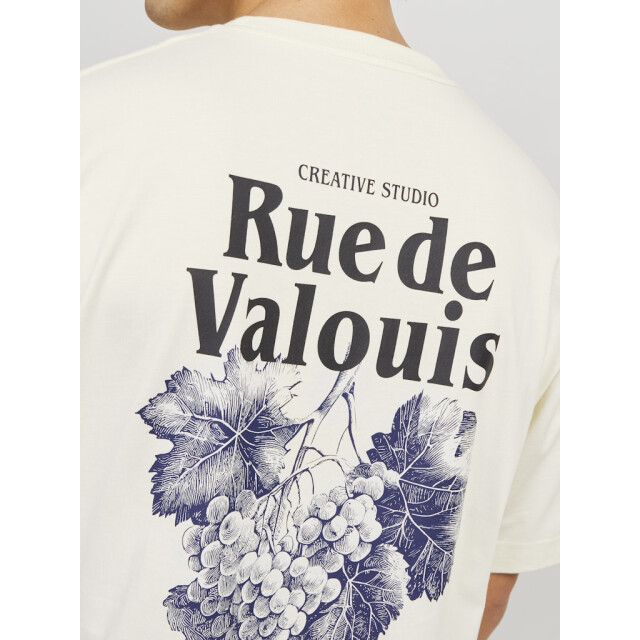 Jack & Jones jorparos easter sketch tee ss crew 12273171 antique white 05011.100.0137 large