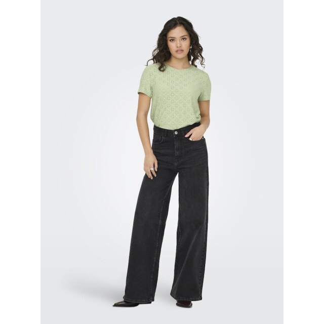 Jacqueline de Yong cathinka s/s tag top jrs noos 15158450 smoke green 06011.369.0106 large
