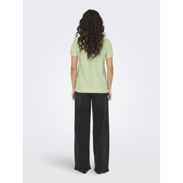 Jacqueline de Yong cathinka s/s tag top jrs noos 15158450 smoke green 06011.369.0106 large