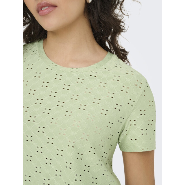 Jacqueline de Yong cathinka s/s tag top jrs noos 15158450 smoke green 06011.369.0106 large