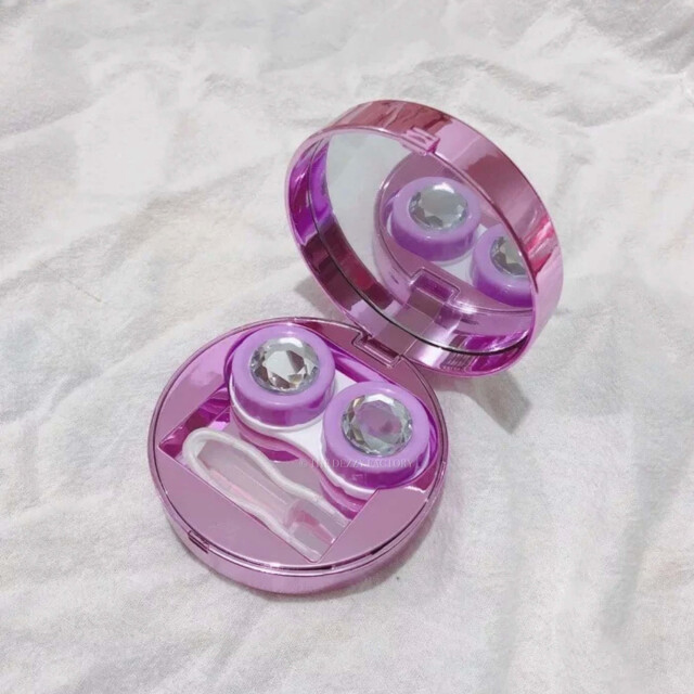 DEZZY'S Diamond lens case (jaarlenzen) 2491 large