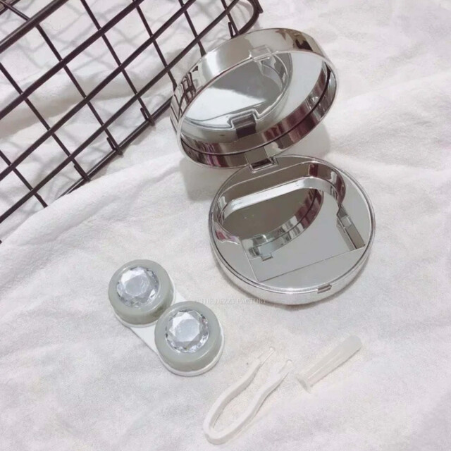 DEZZY'S Diamond lens case (jaarlenzen) 2491 large
