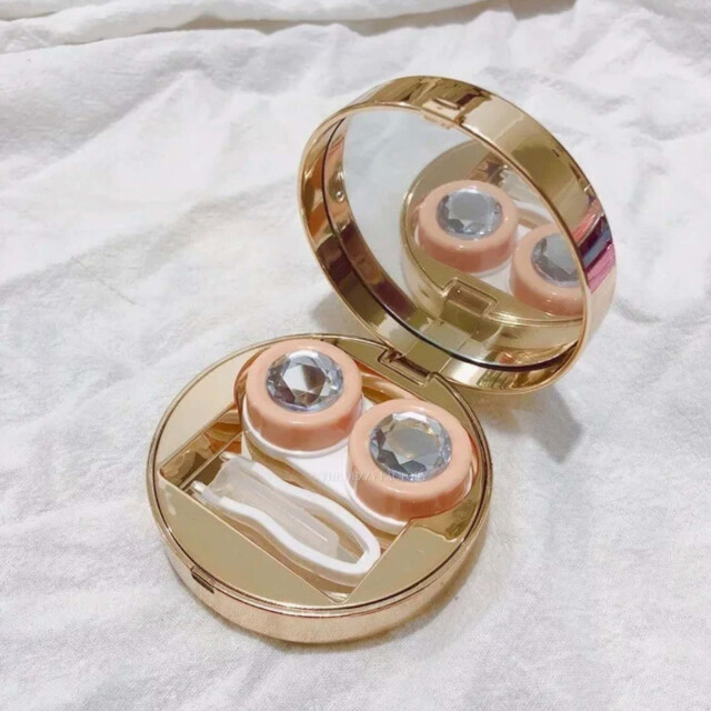 DEZZY'S Diamond lens case (jaarlenzen) 2491 large