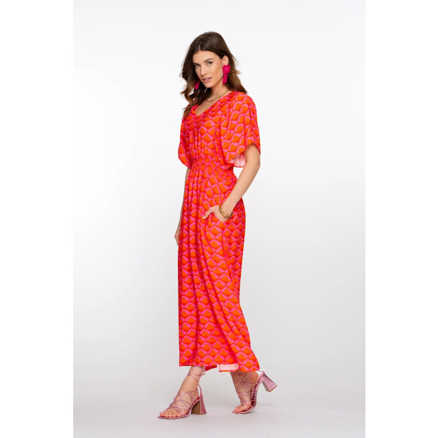 Geisha 57092-20 dress coral / pink 57092-20 Dress Coral / pink large