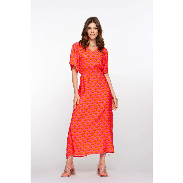 Geisha 57092-20 dress coral / pink 57092-20 Dress Coral / pink large