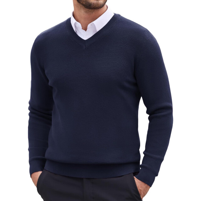 Cappuccino Italia Mock pullover CAP-MOCK-NVY-XL large