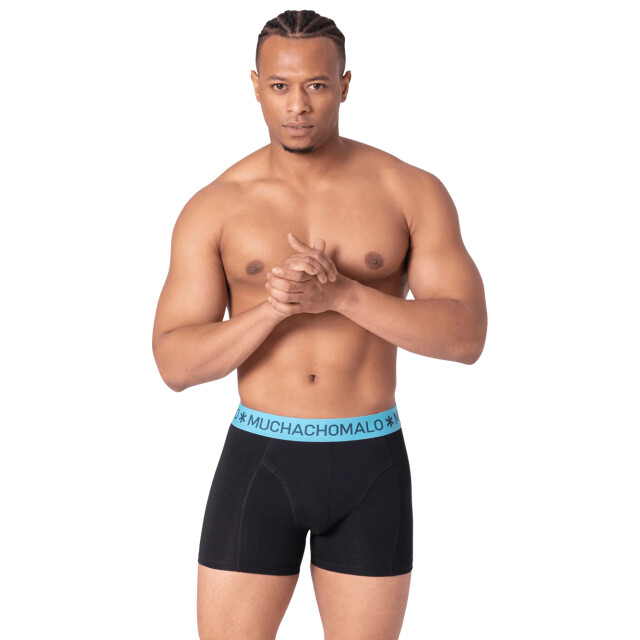 Muchachomalo Heren 2-pack boxershorts U-SOLID1010-1156 large