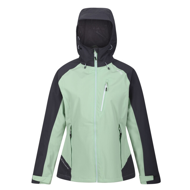 Regatta Dames birchdale waterdichte shell jas UTRG3330_quietgreensealgrey large