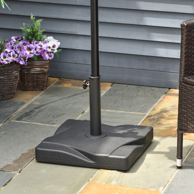 4goodz Outsunny parasolvoet 20 kg cement voor parasols Ø30/Ø35/Ø38 mm 3171653 large