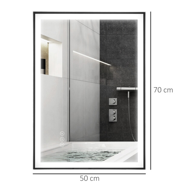 4goodz Kleankin badkamerspiegel led anticondens met touch bediening 3171651 large