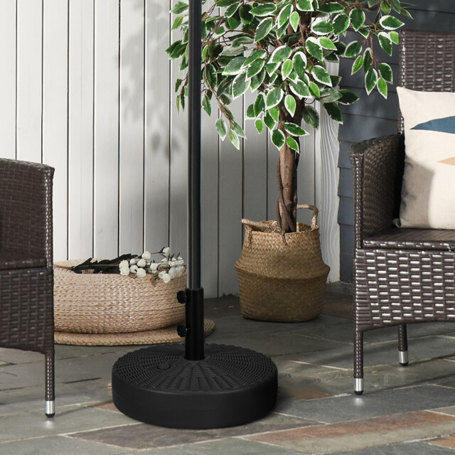 4goodz ® outsunny universele 51 cm vulbare parasolvoet 22-29 kg 3171652 large