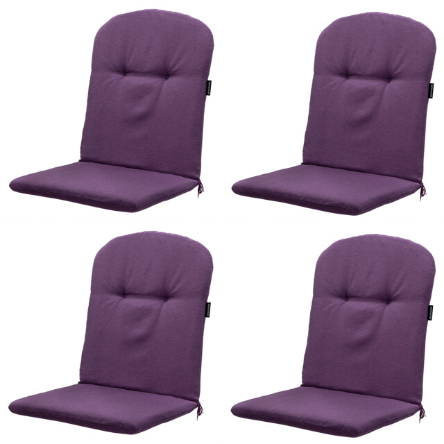 Madison kuipstoelkussen hoge rug panama purple 45x96cm 4 stuks 2911254 large