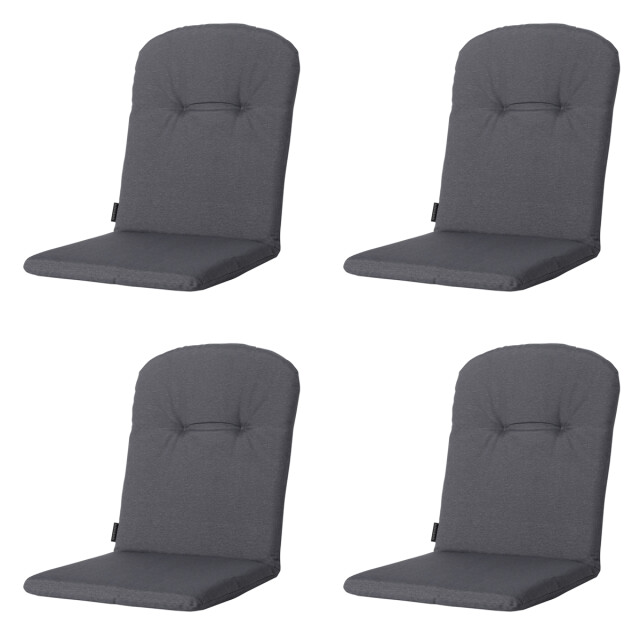 Madison kuipstoelkussen grey 45x96 - 4 stuks 2911415 large