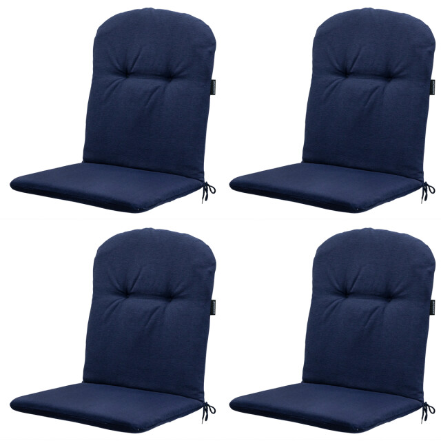 Madison kuipstoelkussen hoge rug panama indigo 45x96cm 4 stuks 2911252 large