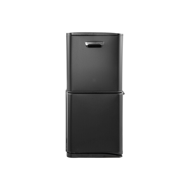 Luzzo ® ohio 60 ltr afvalscheidingsprullenbak rvs – pedaalemmer met soft close 3047792 large