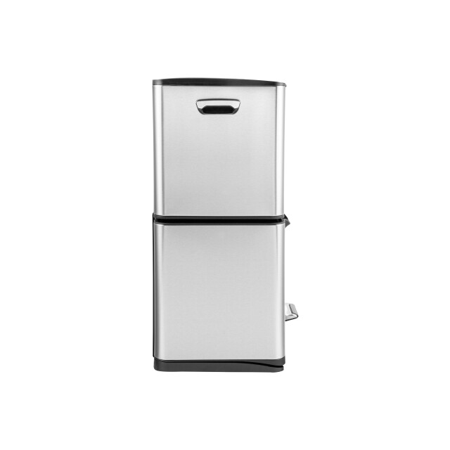 Luzzo ® ohio prullenbak afvalscheiding 60 liter pedaalemmer met soft close 3047791 large