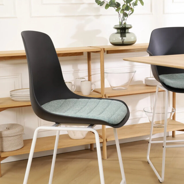 Nolon Nino-liv barkruk met zacht groen zitkussen wit onderstel 65 cm 2027442 large