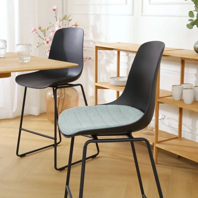 Nolon Nino-liv barkruk met zacht groen zitkussen onderstel 65 cm 2027446 large