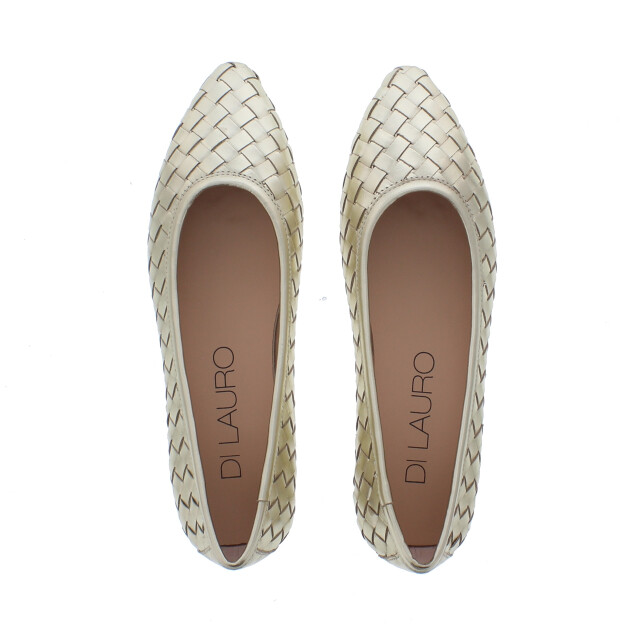 Di Lauro Aurora vlecht ballerina | dames | maat: | leer 110019 large