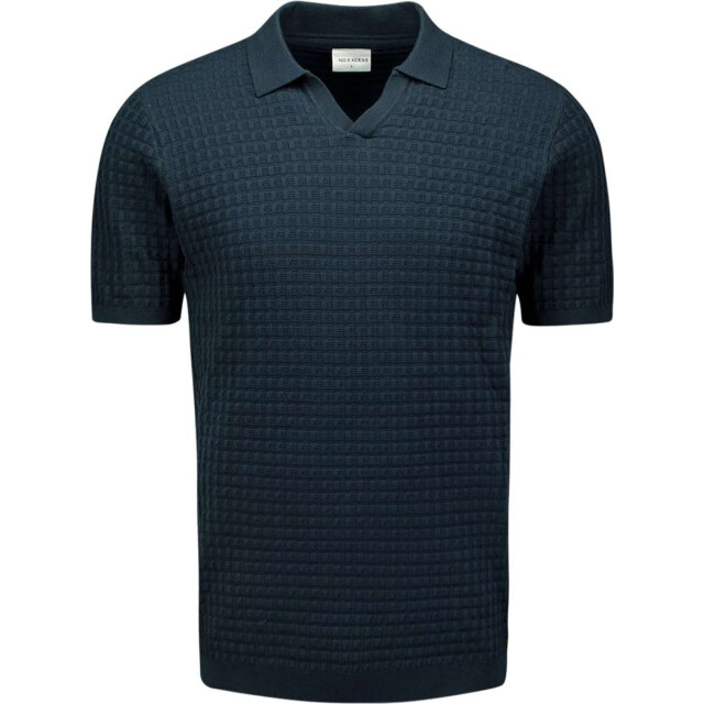 No Excess Pullover short sleeve polo v solid night 27230363-078 large