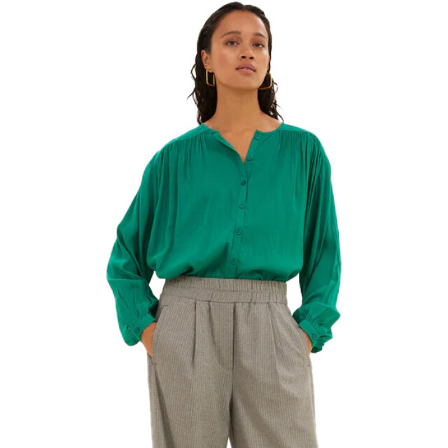 By-Bar Amsterdam Saar blouse bright green 24512006-411 large
