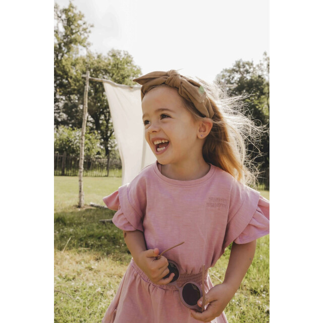 Looxs Revolution Zomerjurk slubjersey pink voor meisjes in de kleur 2513-7885-598 large