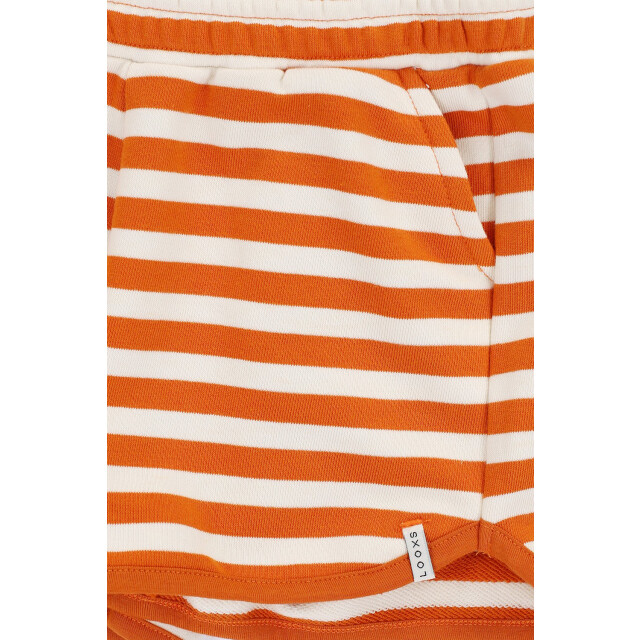 Looxs Revolution Sweat short gestreept voor meisjes in de kleur 2513-7680-892 large