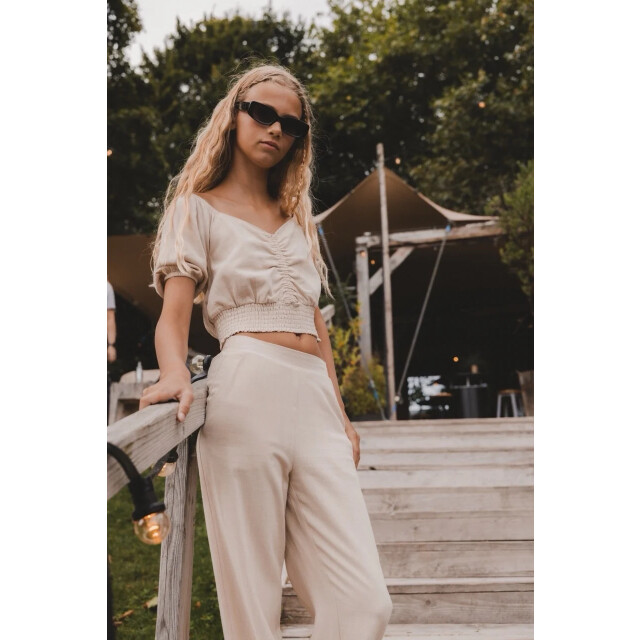 Looxs Revolution Zomer broek meisjes - 2513-5682-385-Apricot cream large