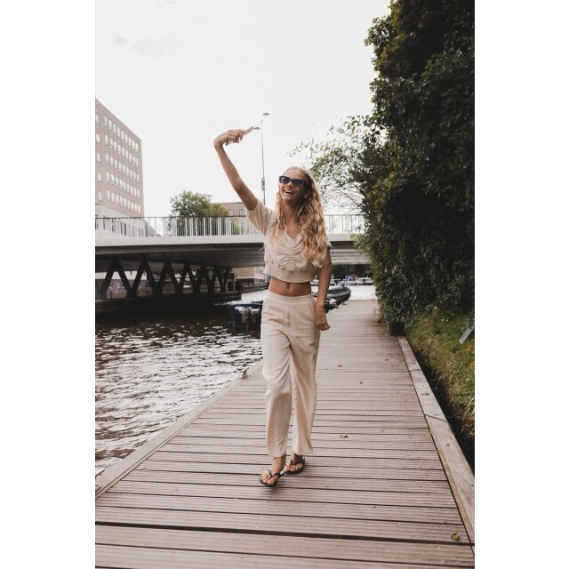 Looxs Revolution Zomer broek meisjes - 2513-5682-385-Apricot cream large