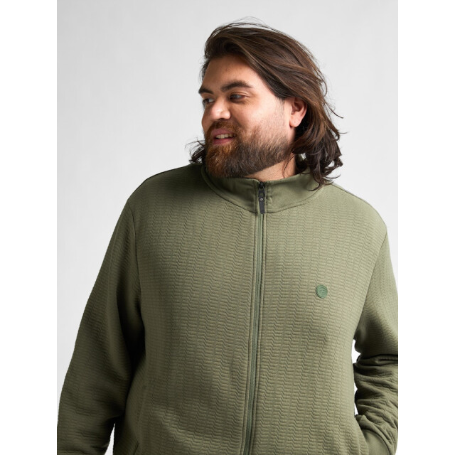 Petrol Industries men sweater collar zip m-1050-swc333 6134 dusty army 05791.340.0010 large