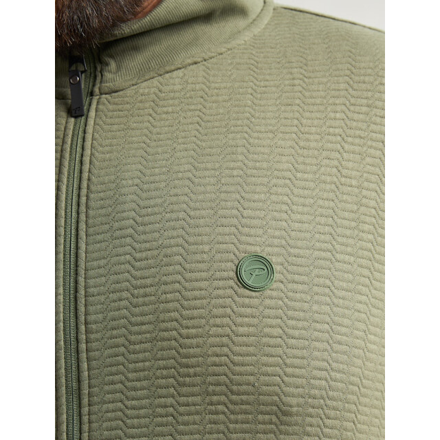 Petrol Industries men sweater collar zip m-1050-swc333 6134 dusty army 05791.340.0010 large