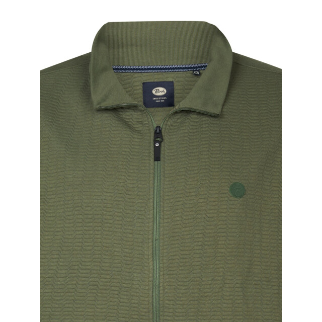 Petrol Industries men sweater collar zip m-1050-swc333 6134 dusty army 05791.340.0010 large