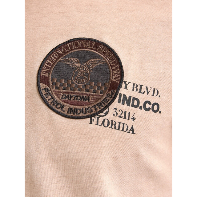 Petrol Industries men t-shirt ss m-1050-tsr607 7143 sandal wood 05011.840.0068 large
