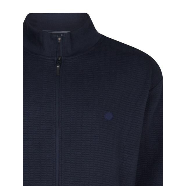 Petrol Industries men sweater collar zip m-1050-swc333 5178 blue 05791.261.0026 large
