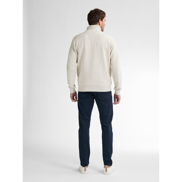 Petrol Industries men sweater collar zip m-1050-swc333 0009 antique white melee 05791.100.0004 large