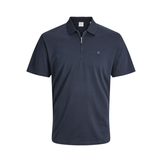 Jack & Jones jprrodney ss zip polo styd ss25 12286330 night sky 05311.290.0257 large