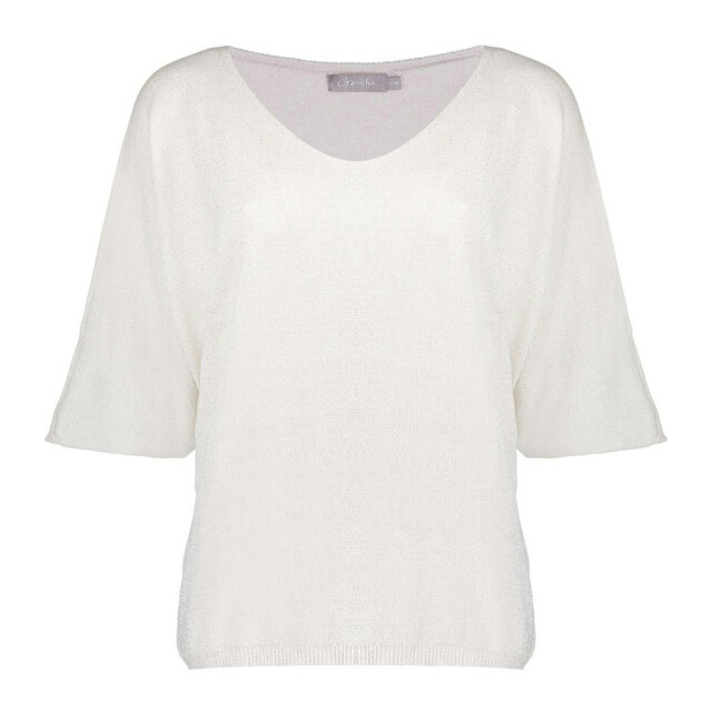 Geisha pullover v-neck 3/4 sl 54050-70 721 light sand/silver 06712.820.0112 large
