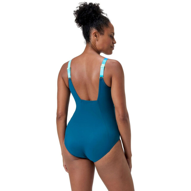 Speedo eco new contour eclipse pr 1p wedstrijd badpak dames combi 068202_349-44 large