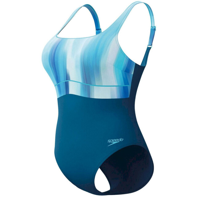 Speedo eco new contour eclipse pr 1p wedstrijd badpak dames combi 068202_349-44 large