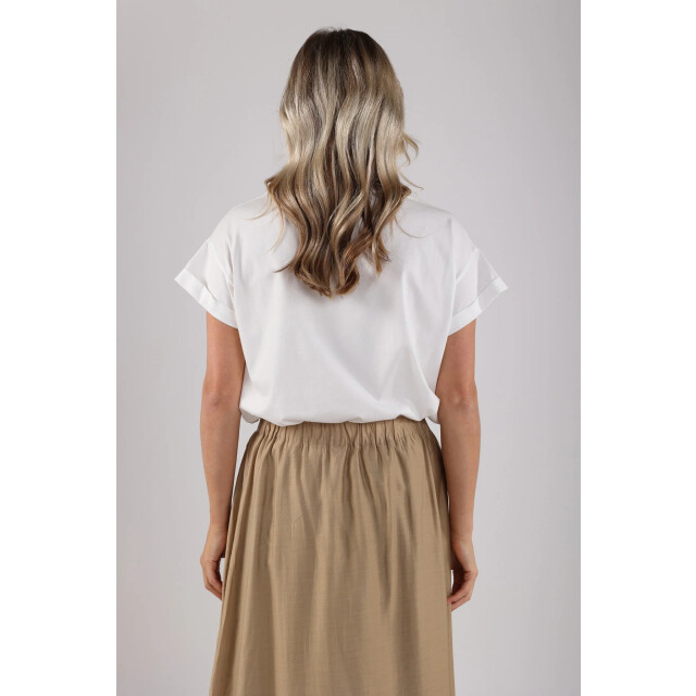Nukus Nks04001 114 femke shirt le club offwhite/black NKS04001 114 large