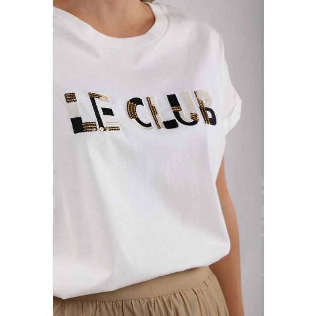 Nukus Nks04001 114 femke shirt le club offwhite/black NKS04001 114 large