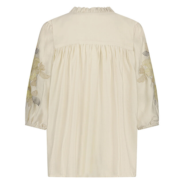 Nukus Nks02097 17 tina blouse embroidery off white NKS02097 17 large