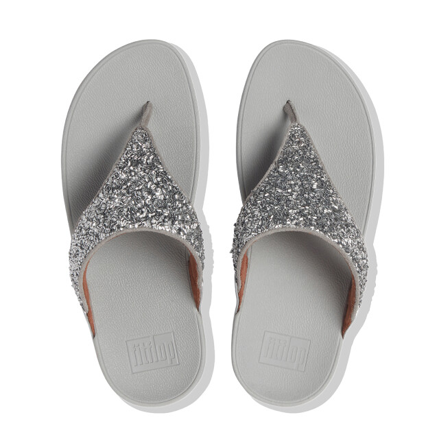FitFlop Lulu shimmerfoil toe-thongs CJ2 large