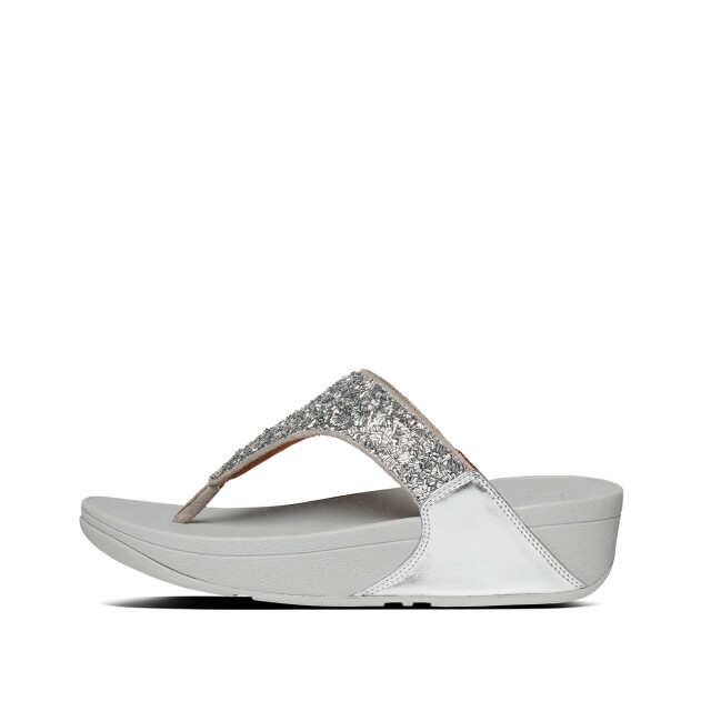 FitFlop Lulu shimmerfoil toe-thongs CJ2 large