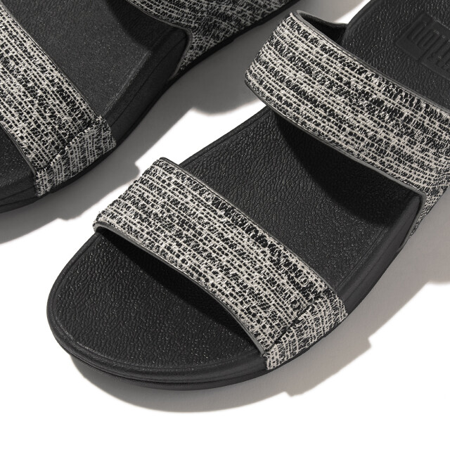 FitFlop Lulu shimmerweave slides GO2 large