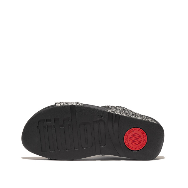FitFlop Lulu shimmerweave slides GO2 large